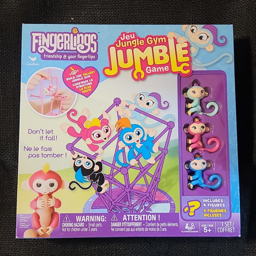 Cardinal Industries Fingerlings Jungle Gym Board Game, kids board game, …